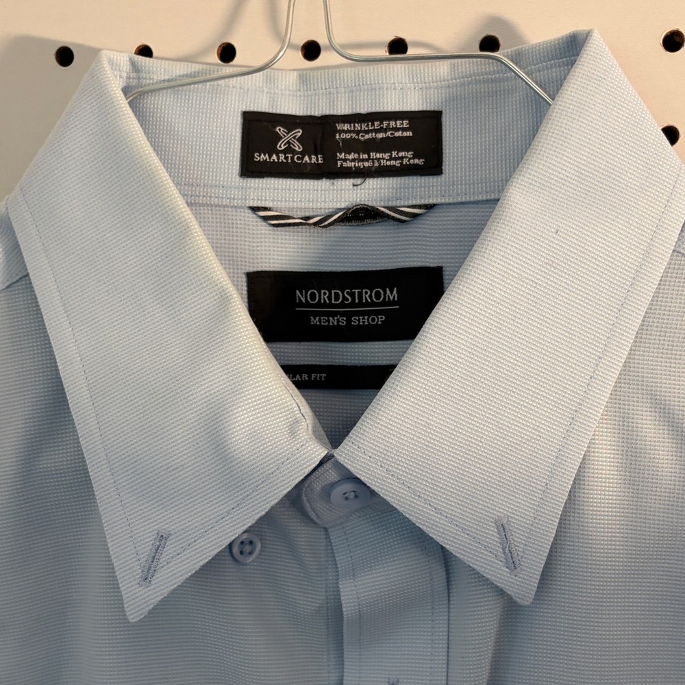 Nordstrom Men's Shop Light Blue Dress Shirt